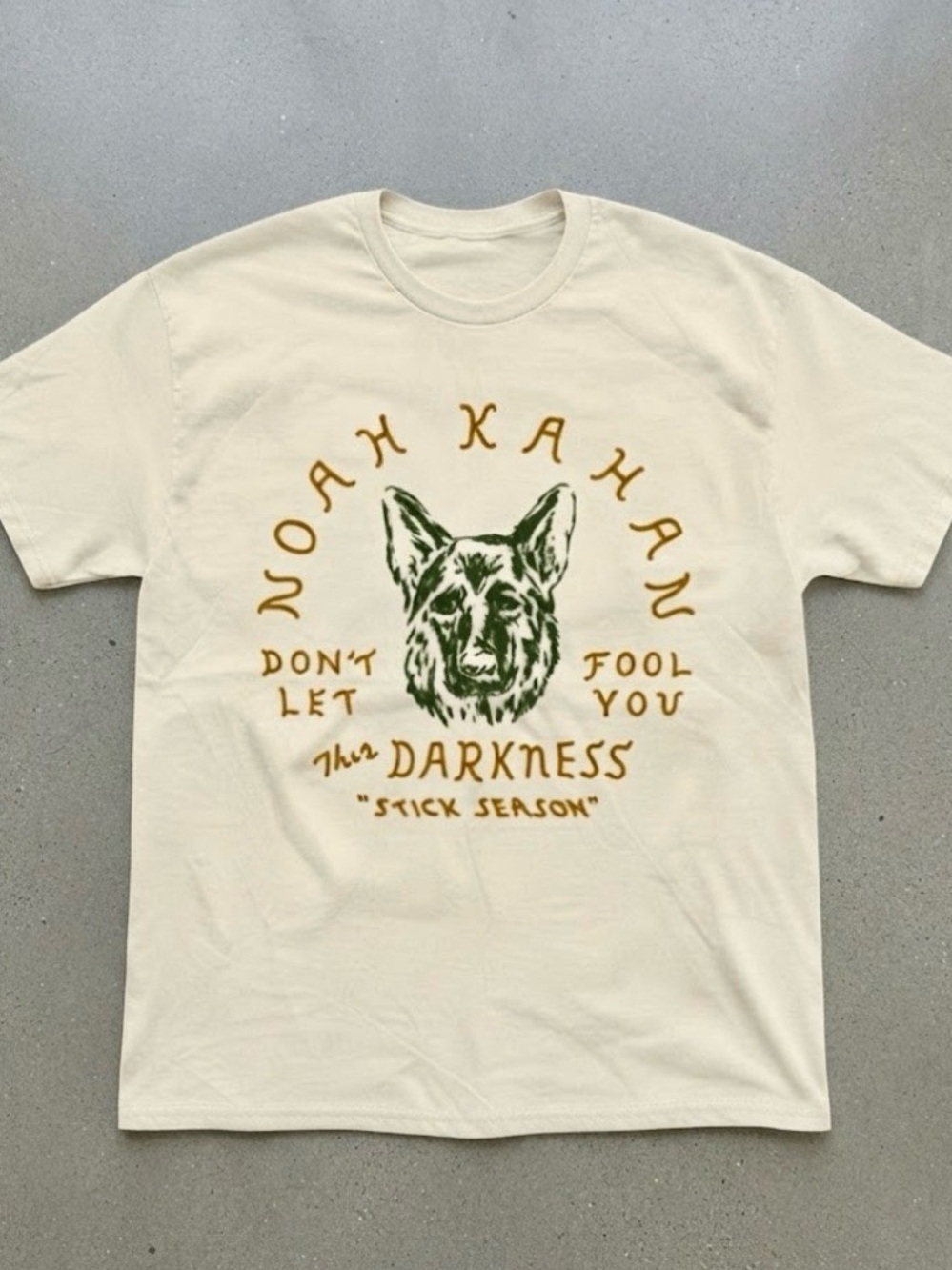 Noah Kahan German Shepherd Dog Graphic Gildan T-shirt